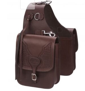 Barefoot Satteltasche punziert - Small Basket Punzierung