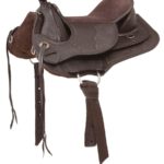 Barefoot Arizona Nut - Punzierter Roundskirtsattel - Westernsattel mit Fendern und Steigbügeln
